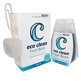 Eco Clean, WC flush kit fjerner kalk og urinsten 100ml