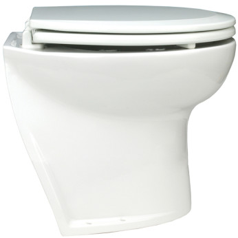 Jabsco toilet 'Deluxe' skrå bagkant til saltvand, 12V