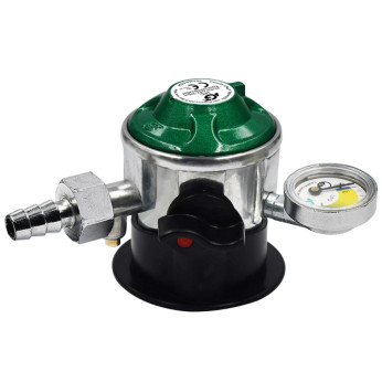 IGT gasregulator Jumpo click on med manometer & slangestuds Ø10