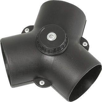 Y-ventil med spjld 75 x 60/60mm