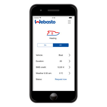 Webasto ThermoConnect TCON2 - app styring