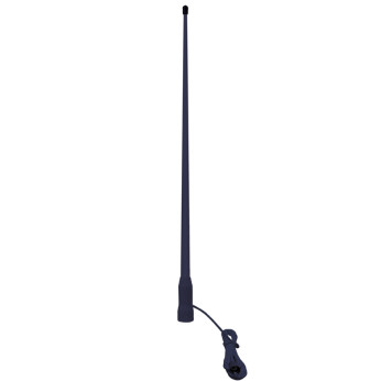 1852 VHF motorbdsantenne sort 105cm, 7m kabler