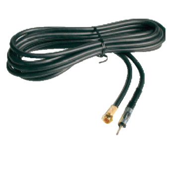 Glomex FM kabel Female gold/Motorola stik, 3.6 m