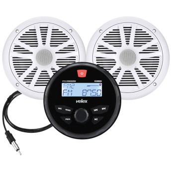 Velex marine radio st DAB+/FM med 2 hjttaler 6,5'