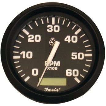 Faria omd.tller 6000 omd. m/timetller 85 - euro black