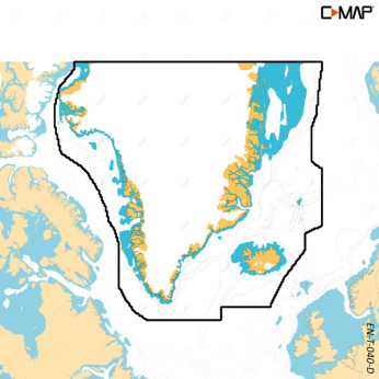 C-Map Discover X, Grønland og Island T-040-D
