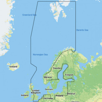 C-map Y050 Discover, Skandinavien 'kun ved køb af plotter'