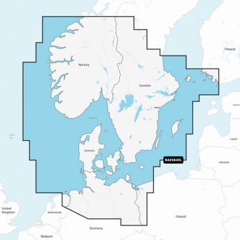 Navionics+ Large Danmark EU645L 'kun ved kb af plotter'