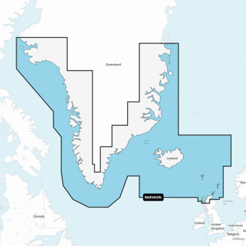Navionics+ Large Grnland EU620L 'kun ved kb af plotter'