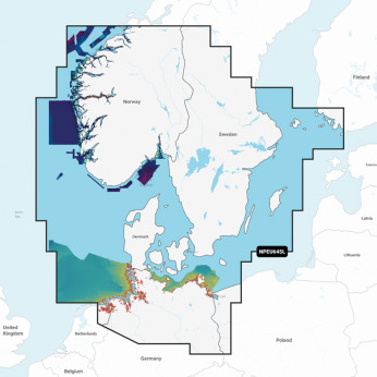 Navionics Platinum+ Danmark EU645L SD/Mikro SD kort