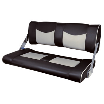 ESM Dobbelt sofa ST90 Luxus sort/lysegr