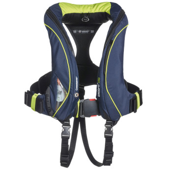 Crewsaver Ergofit+ vest 190N m/D-ring, navy/grn