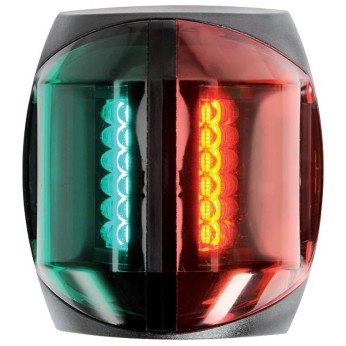 Styr-/bagbord lanterne 2-delt led flad top