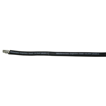 Marine kabel sort fortinnet 10x0,5mm²