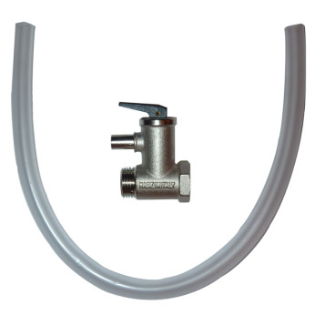 Quick sikkerhedsventil 1/2' 6 bar. til B3 varmtvandsbeholder