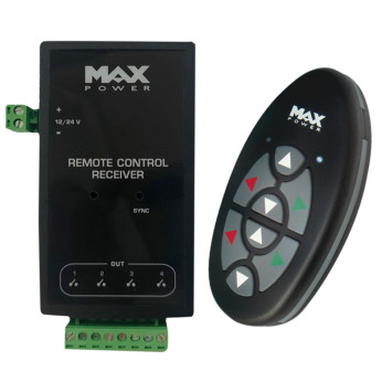 Max Power trådløs fjernbetjening komplet (modtager+sender)