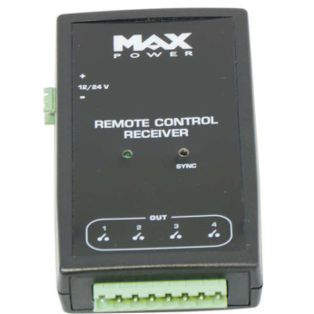Max power receiver til trådløs fjernbetjening