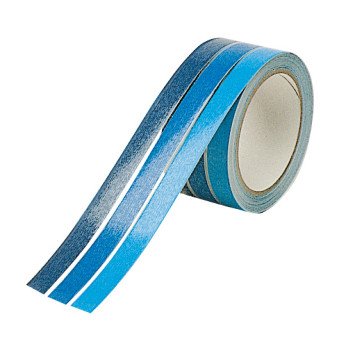 Dekotape med 3 striber 50mm, 3 blå farver