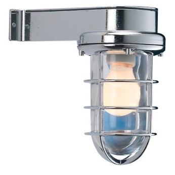 Foresti Maskinrumslampe forkromet
