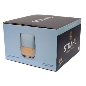 Strahl vinglas uden stilk  247ml i gaveske