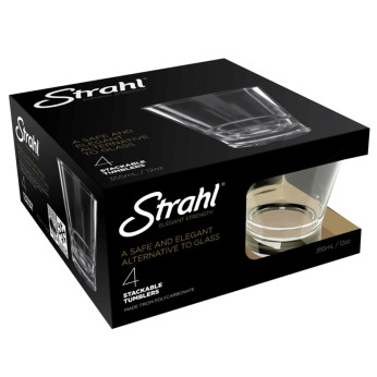 Strahl Glas Rocks Polycarbonat 355 ml. 4stk i gaveske