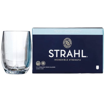 Strahl Vinglas uden stilk Polycarbonat 384 ml. 4 stk i gaveæske