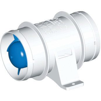 Rule motorrumsventilator inline, 100 mm slange