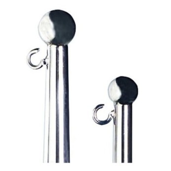 Flagspil AISI 316 med click montering 25mm