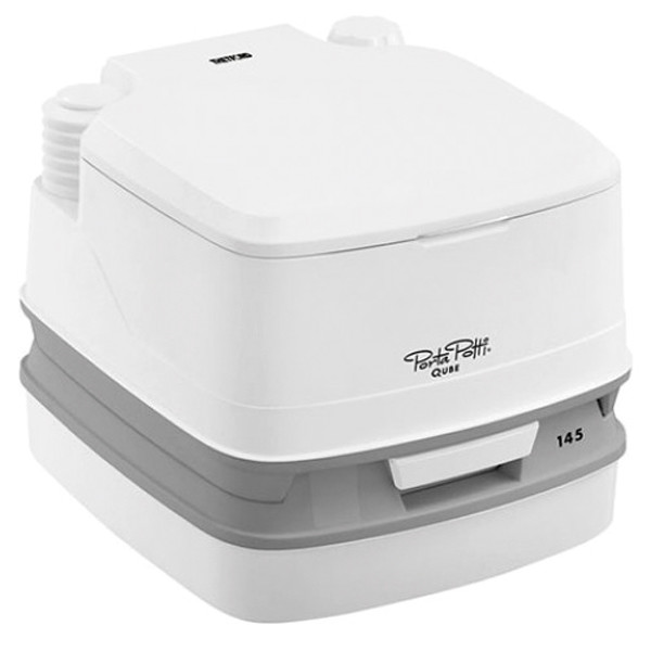 Porta potti toilet qube 145 hvid