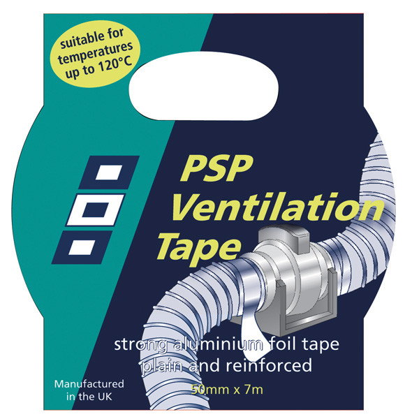 PSP alu ventilationstape forstrket