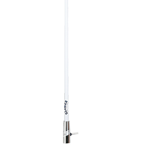 Glomex RA112CR VHF antenne i glasfiber til motorbde, 150cm