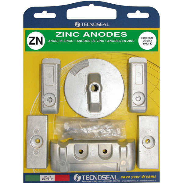 Tecnoseal zink Anode kit mercury verado 6 cyl.