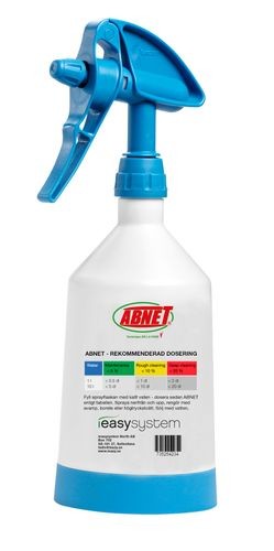 ABNET Professionel rengring sprayflaske, 500ml