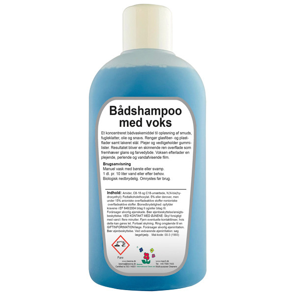 Bdshampoo med voks 1 ltr.