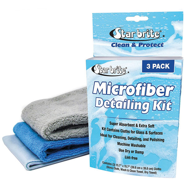 Star Brite mikrofiber kludest, 3 stk