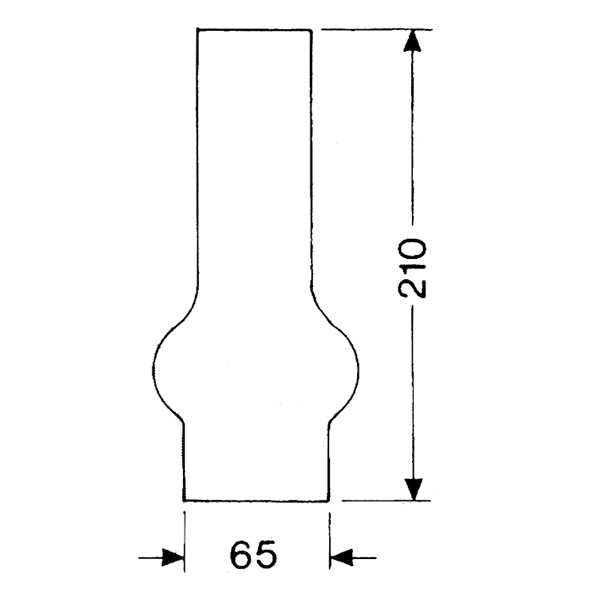 DHR Lampeglas 20''' x 210 mm