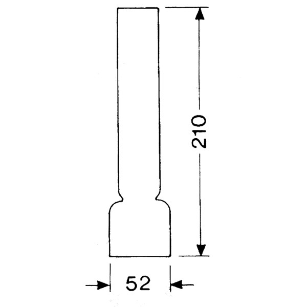 DHR Lampeglas 14''' x 210mm