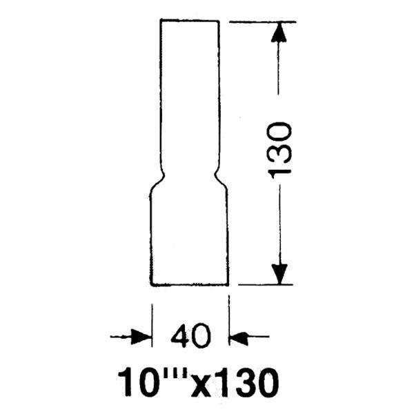 DHR Lampeglas 10''' x 130mm