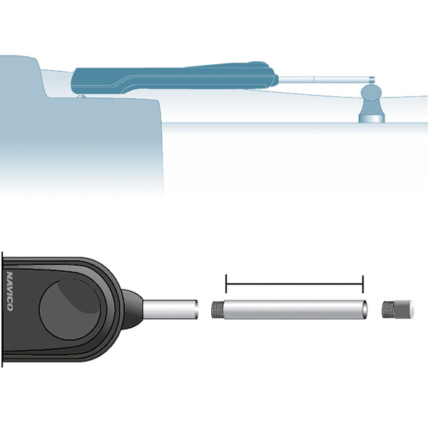 Simrad trykstangsforlnger