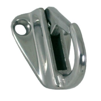 Fenderkrog med fjederlås RF stål, 38x32mm