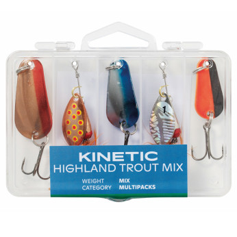 Kinetic Highland trout mix, 5stk
