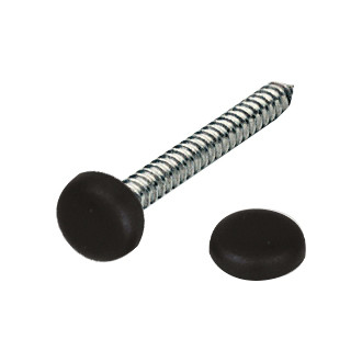 Pyntehoved sort Ø3,5 - 4,2mm, 20 stk i blister