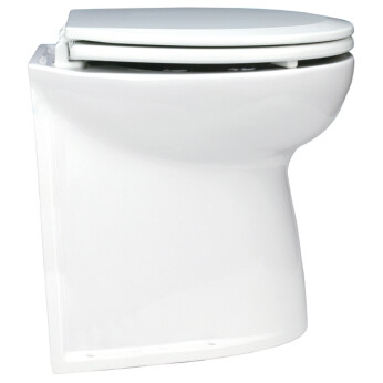 Jabsco toilet ”Deluxe” m/soft close til ferskvand 17', 12V