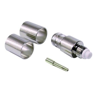 FME-stik hun til 10mm kabel (RG213), crimpning
