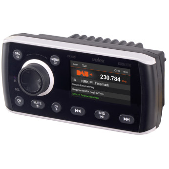 Velex Marine radio DAB+/FM, inkl. fjernbetjenning