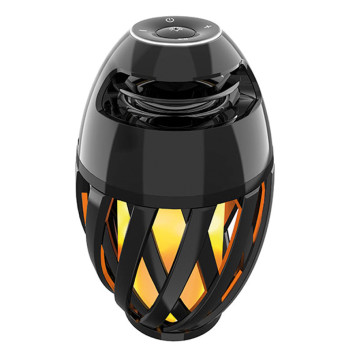 Bordlampe med flamme effekt & bluetooth hjtaler