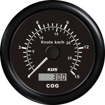 KUS GPS speed 0-15knob, sort