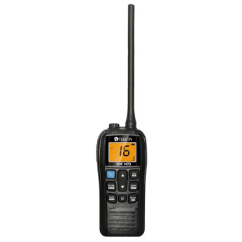 TideON VHF M73, håndholdt, flyder IP67, 5W med bordlader