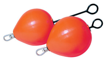 Polyform CCE2 fortøjningsbøje kort stang rød, 640x385mm