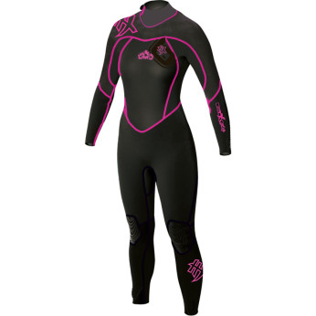 Base vddragt HX semidry lang model dame, Sort/magenta str34